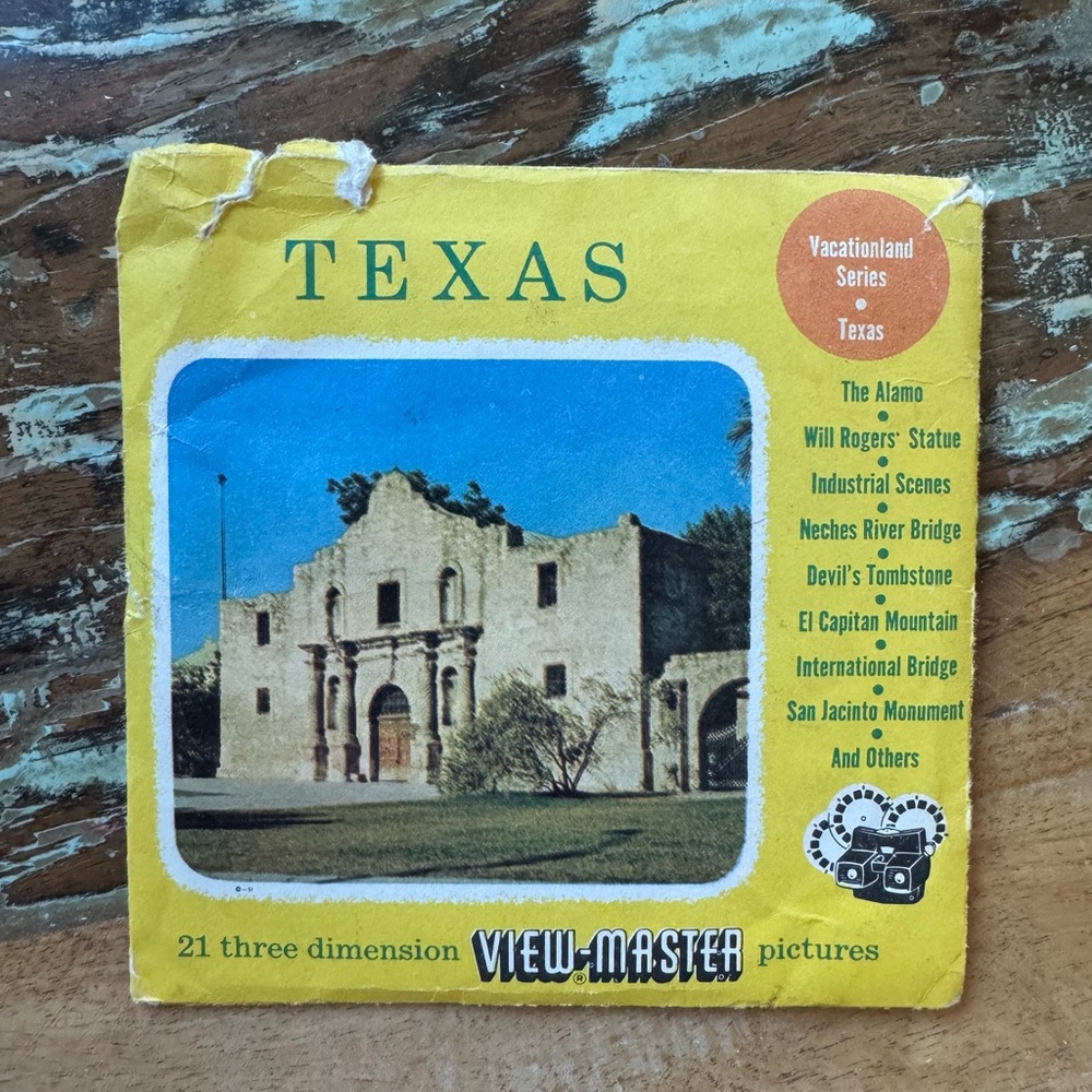 View-Master Texas Discs